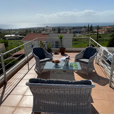 Roof Terrace & Sea View Entire Pegeia