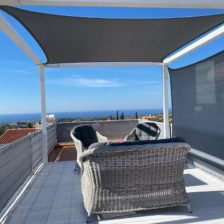 Roof Terrace & Sea View Entire * Pegeia